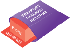 Option 1 - Freepost Tracked Returns