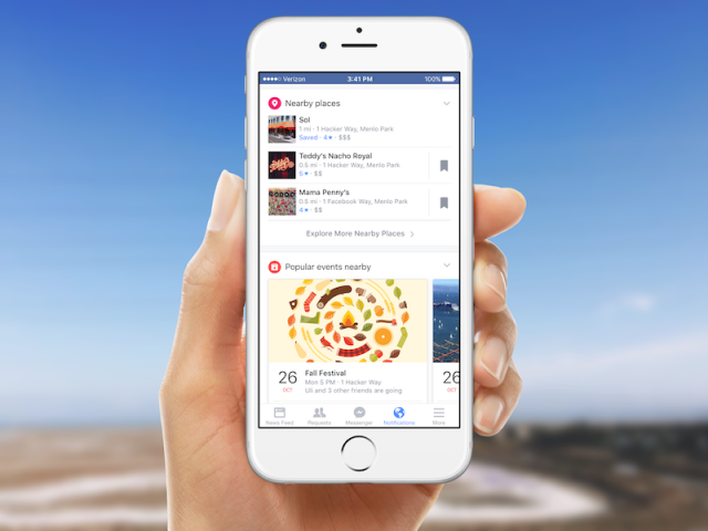 Facebook improves notifications tab on mobile