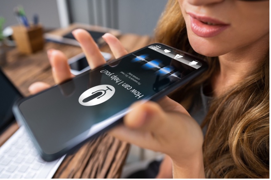 A person holding a phone