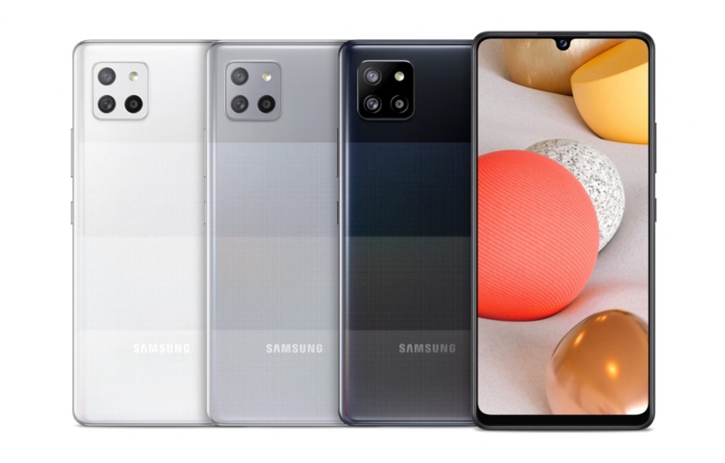 A group of mobile phones
