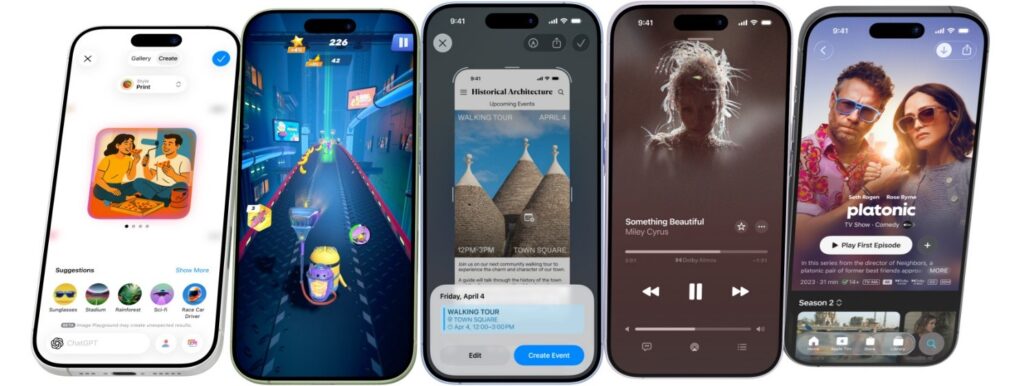 iPhone 17 features on 5 phones in a row