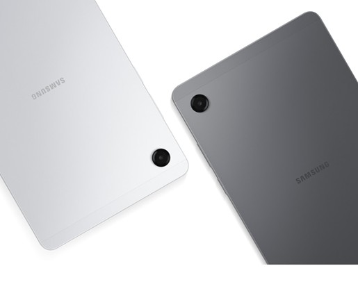 Samsung Galaxy Tab A11 in silver and dark grey