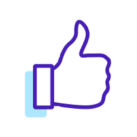 Image of a thumbs up icon